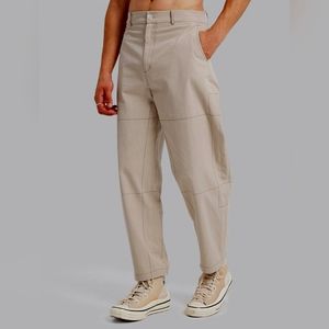 NWT Men's All Cotton Ankle-Length Pants (Light Tan) - DEPT. ANONYM
